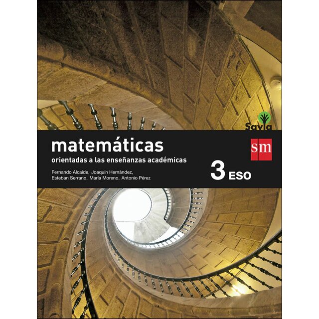 Matemáticas 3 ESO SM SAVIA Soluciones 2020 / 2021