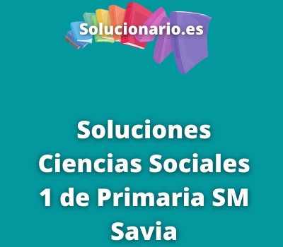 Ciencias Sociales 1 Primaria SM Savia