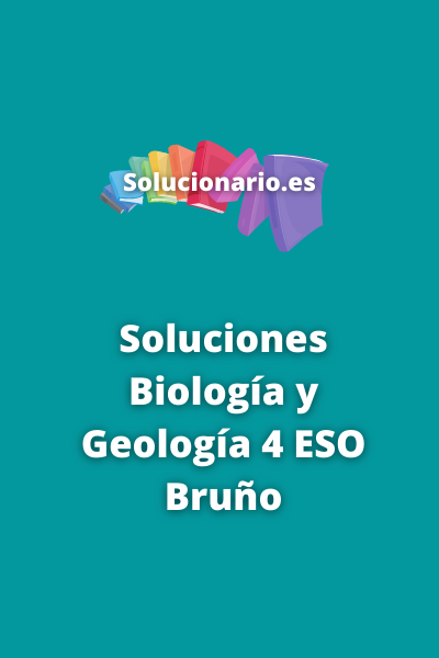 Biología y Geología 4 ESO Bruño 