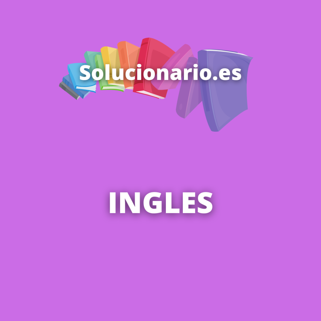 Solucionario Inglés