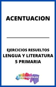Acentuación