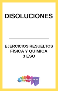 Disoluciones
